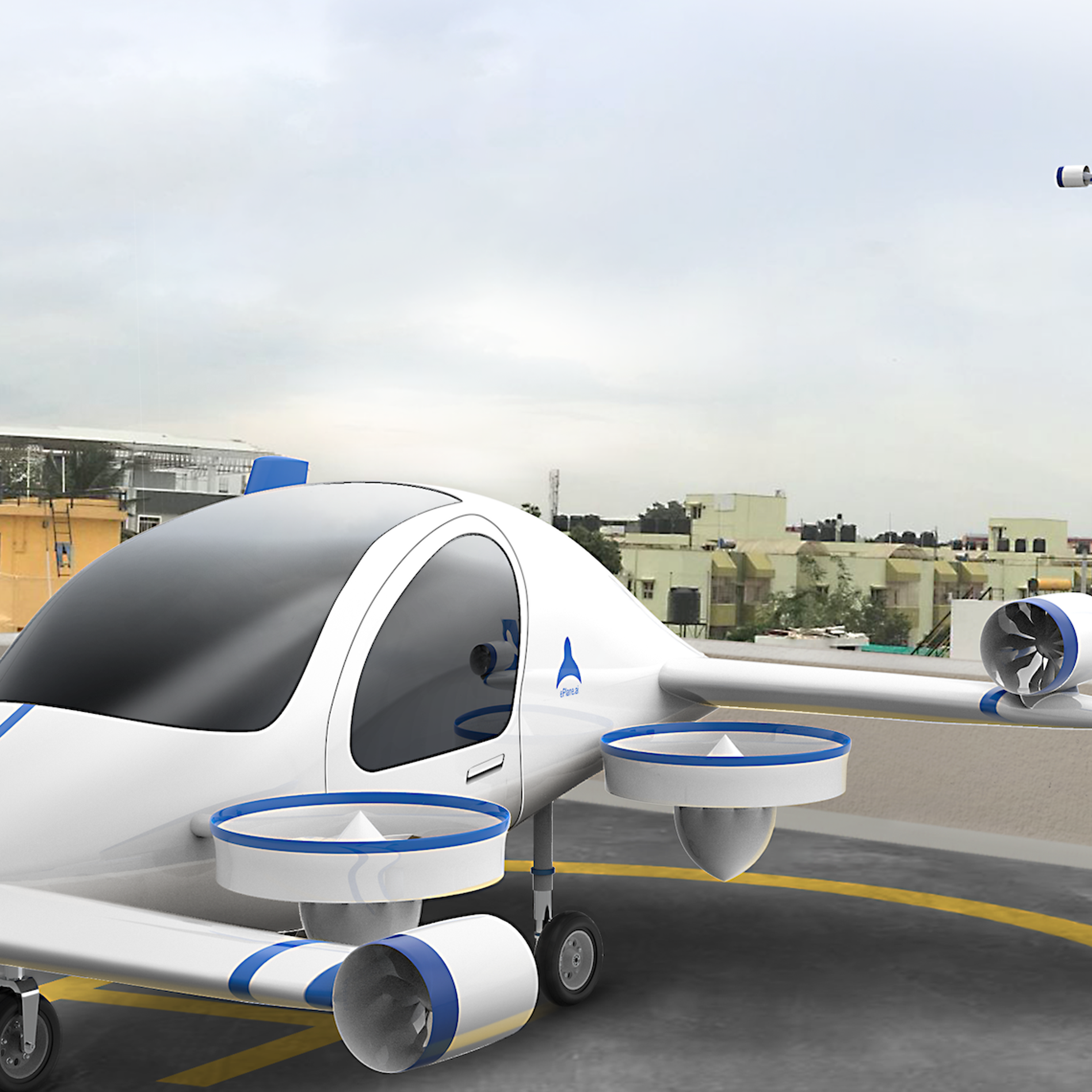 The ePlane aims to develop electric air taxi prototype by March 2025