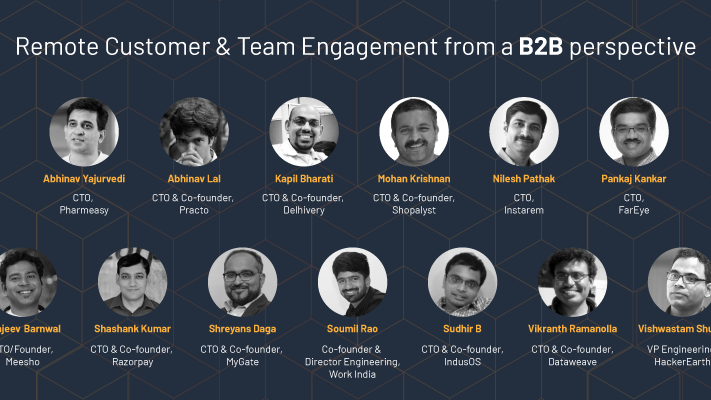 Learn how India’s top B2B startup CTOs are engaging with their customers and teams
