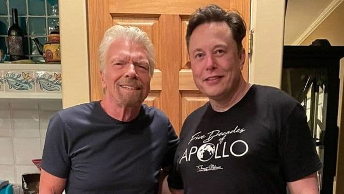 Elon Musk has paid $10,000 to book a seat on Richard Branson's space flight